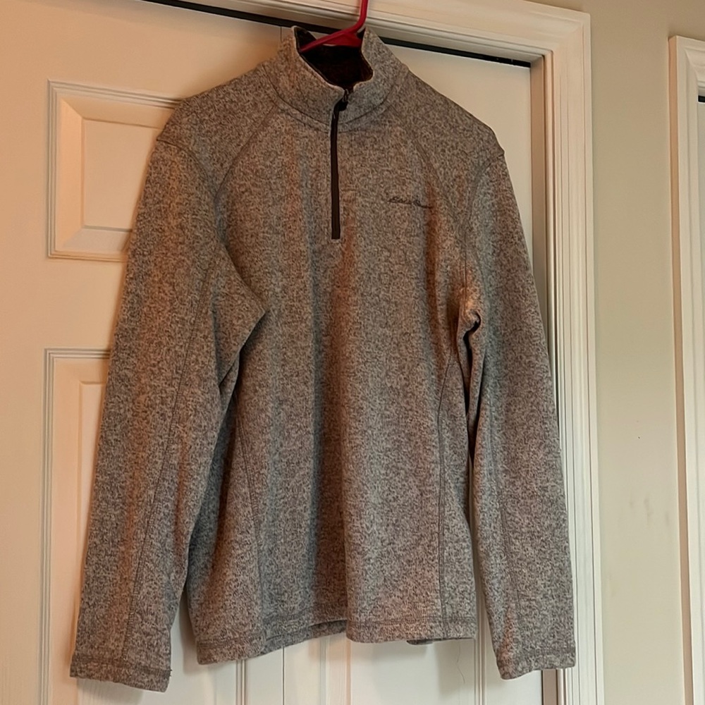 Eddie Bauer .. over the head 1/4 zip... worn once